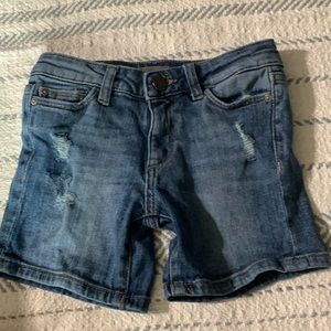 Jean shorts girls size 7 slightly used